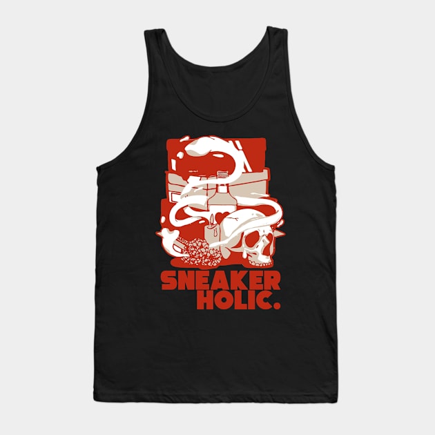 Sneaker Holic Red Panda Retro Sneaker Tank Top by funandgames